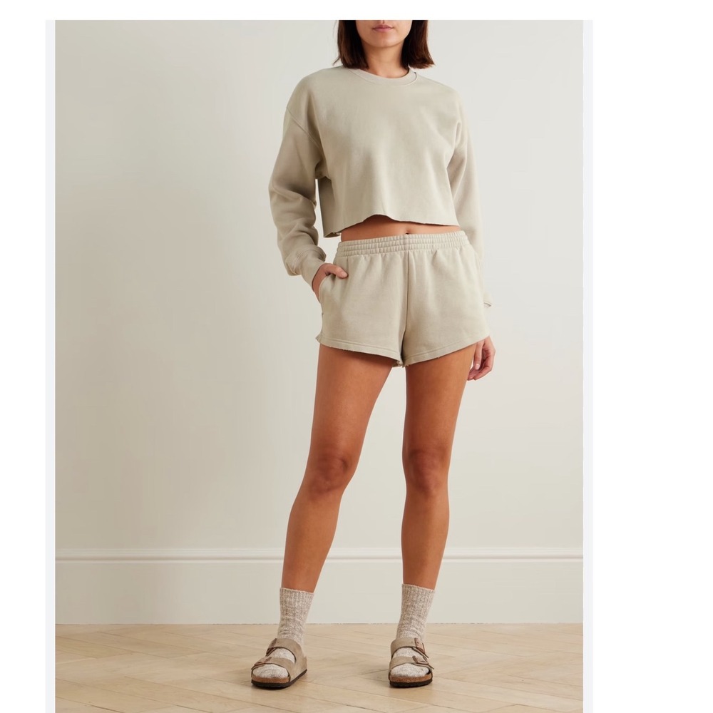 SKIMS Cotton Fleece‎ Lounge Shorts / 2XL / Color: Dessert